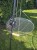 Trójnóg grill ogrodowy nad ognisko wysoki 210 ruszt nierdzewny 80 cm