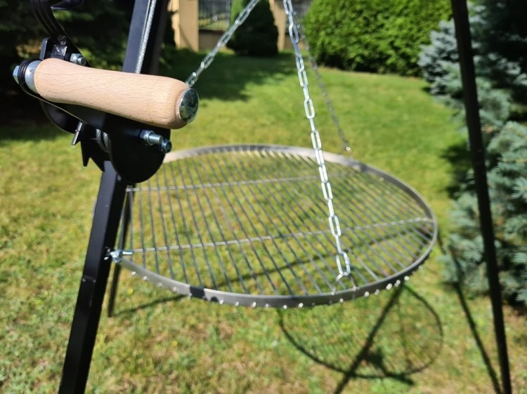 Trójnóg grill ogrodowy palenisko i ruszt 60 cm