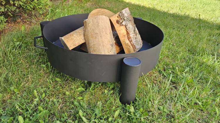 PALENISKO OGRODOWE 60 cm ogniskowe ogromne na taras do ogrodu pod trójnóg